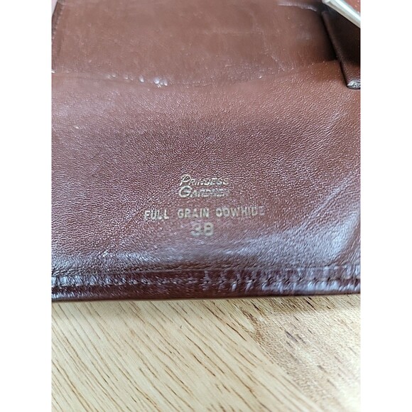 Vintage Princess Gardner Brown Leather Wallet 4x5.5 - Picture 8 of 8